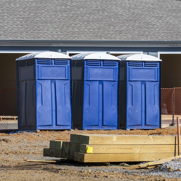 are there any restrictions on where i can place the portable toilets during my rental period in Mumford TX